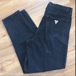 Vtg Guess Jeans 32 X 30 90s Mom High waist Taper